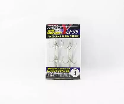 Decoy Y-F35 Тройной крючок с тонким длинным цевьем, размер 4 (9974)