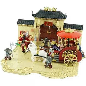 Decul Brick Cool Hero Three Kingdoms Heroes of Heroes of Heroes, игрушки, совместимые с блоками, разные цвета