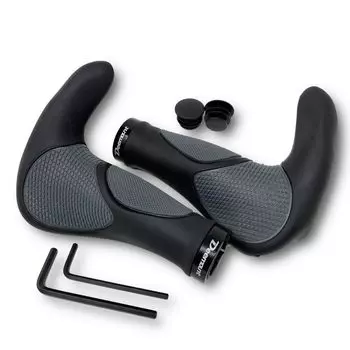 Deemount Bicycle Cow Horn Handle Cross Mountain Easy to Soft Rubber Tools Grip, Grip, Bike, Bike, Grip, [Installation Included]