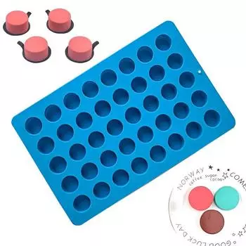Deep Cylinder Silicone Baking Molds Ice Cube Trays Round Cookie Jelly Moulds Cake Pans