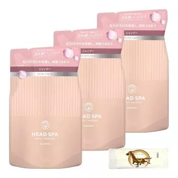 Deep Experience Head Spa Scalp Care Relax x Utsuya Шампунь Сменный блок 350 г Набор из 3 шт. Оригинальный логотип Kunutonn Бонус включен H&S H&S +