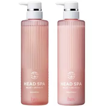 Deep experience head spa шампунь для ухода за телом набор для помпы Relax x Urutsuya h&s (ОТ и ТБ) [Старая модель] 435г+435г H&S [Покупка комплекта] розовый