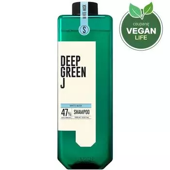 Deep Green J Nature Веганский шампунь Белый мускус, 1 л, 1 шт.