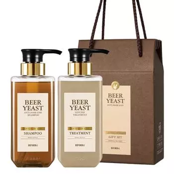 Deep Green Jay Jaysup Beer Yeast Hair Loss Shampoo + Treatment Gift Set, 1 набор