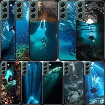 Deep sea diving Adventure Phone For Samsung Galaxy A02S A12 A22 A32 A42 A52S A72 4G 5G A03S A13 A23 A33 A53 A73 A9 A8 A7 A6 F12 Samsung A02S