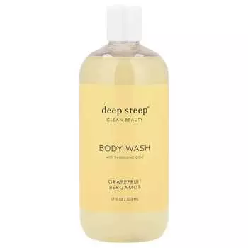 Deep Steep, Body Wash with Hyaluronic Acid, Grapefruit Bergamot, 17 fl oz (503 ml)