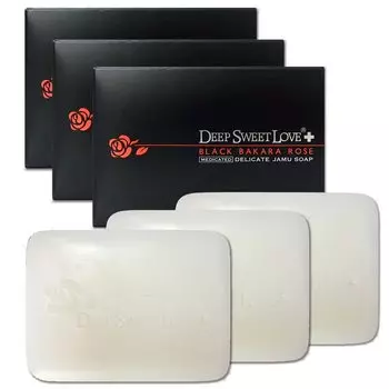Deep Sweet Love Лечебное нежное мыло Jamu Мыло для деликатной зоны Vio Мыло Аромат Уход за черными точками Дезодорирующее Увлажняющее Black Baccarat Rose Scent 3