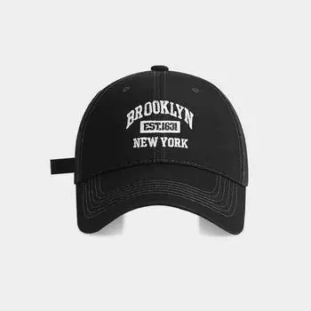 Deep top duckbill cap for men and women, widened brim, baseball cap, big head circumference, sun protection