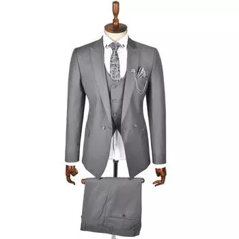 DeepSEA Vest Slim Fit с двумя разрезами, костюм-тройка 2303105