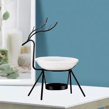 Аромалампа в форме оленя, воскотопка, керамическая свеча, подсвечник, грелка, печь, Option3 Black