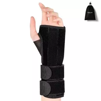 DEEYOTA Wrist Thumb For Wrist For Запястье Для Запястья Растяжение и Травма Запястья Запах Пот Повседневная Жизнь Поддерживающий, Поддерживающий, Боль, Спорт, Исправленный, Защита, Профилактика,