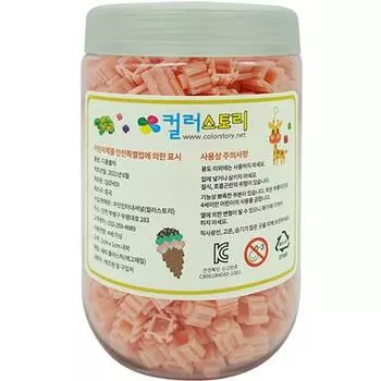 Deform block 10mm nanoblock P06 700p, cream pink, Korean popular toys