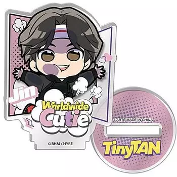 Деформированная подставка TinyTAN Akuru Magic Door Gacha Gacha Capsule Toy Pita! [2.Джин] (один предмет)