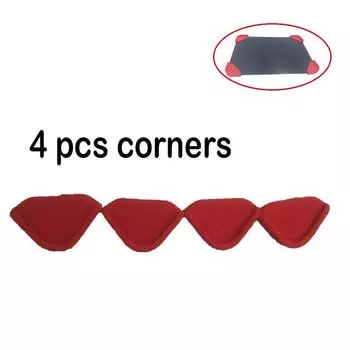 Defrosting Tray Fast Frozen Food Meat Fruit Quick Defrosting Plate Board Kitchen 4pcs Red Corners