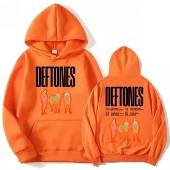 Deftones Tour Printing Hoodies Ropa Hombre Sudaderas Hooded Long Sleeve Men Women Sweatshirts Fashion Unisex Hoodie S