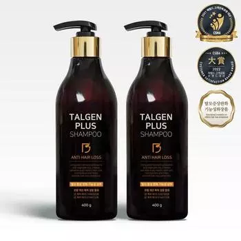 Degen Plus Hair Loss Shampoo 400ml Hair loss alleviation functional cosmetics patented research institute development, 400g, 2 units