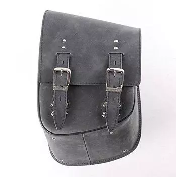 DEGNER Bag that matches the shape of the rigid frame Rigid saddle bag Leather rigid bag Black SB-67IN
