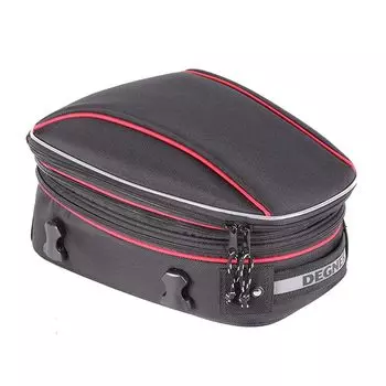 DEGNER Max 21L Variable Capacity Seat Bag DEGNER ADJUSTER SEAT BAG Motorcycle Red Piping NB-151