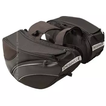 DEGNER Sports Double Bag Black Length 23 x Width 44 x Height side Polyester/PVC 14.5cm/One NB-102