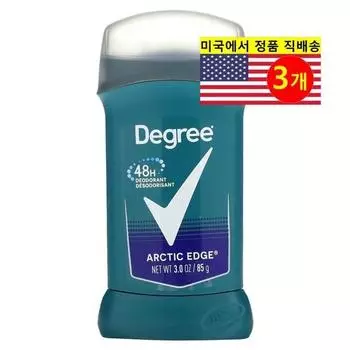 Дезодорант Degree с ароматом Arctic Edge, стойкий 48 часов, 3 упаковки, 85 г