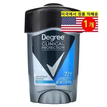 Degree мужской дезодорант-антиперспирант Soft Solid Clean Fragrance, 1 x 48 г