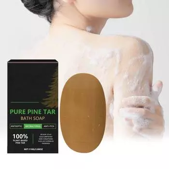 Дегтярное мыло для ванны Увлажняющее и питательное Очищающее поры Мыло для ванны Нежная кожа Мыло для тела One Size