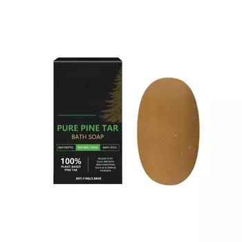 Дегтярное мыло для ванны Увлажняющее и питательное Очищающее поры Мыло для ванны Нежная кожа Мыло для тела One Size