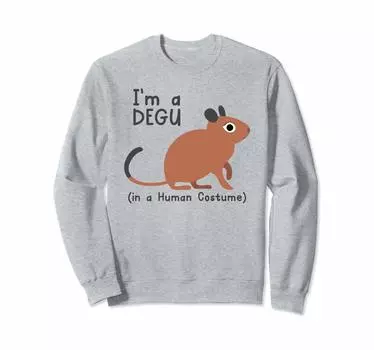 Degu Costume Cute Funny Shirt Degus Sweatshirt