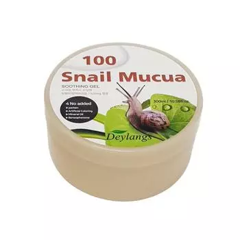 Deirance Snail Soothing Gel 300ml / Крем с улиткой / Увлажняющий крем / Крем с улиткой, 300 мл, 2 шт.