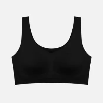 Dejam Mandeuk Free Бесшовный бюстгальтер Черный Black S (pad included)