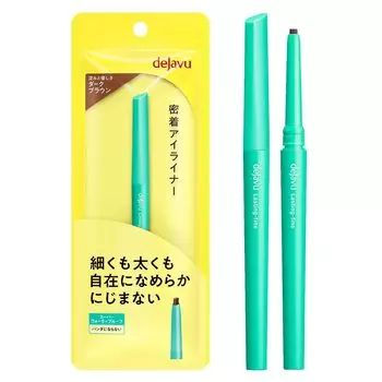 dejavu Dejavu Lasting Fine Adhesive Eyeliner Cream Pencil 2 Темно-коричневый карандаш для глаз с овальным стержнем