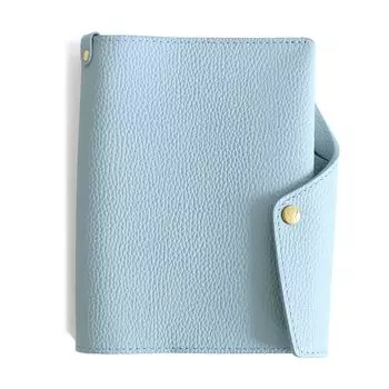 Действительно полезная обложка для блокнота Vibrant B6 Сделано в Японии Натуральная кожа Антибактериальная подставка для ручек Кожаный деловой саксофон Fukuro [HUKURO] (Буклет