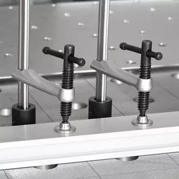 Действующий зажимной зажим сварочный стол портативный многоразовый нескользящий простой в использовании быстро фиксируемый зажим 1.6cm