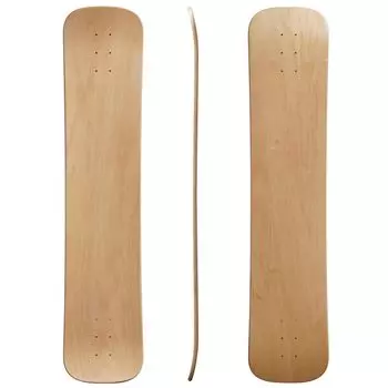 Дека для скейтборда Canadian Maple Blank Cruiser Slalom 44 дюйма, натуральная О, боже! 100%