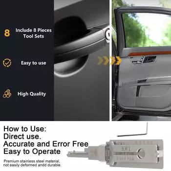 Декодер ключей из нержавеющей стали для модели KW1