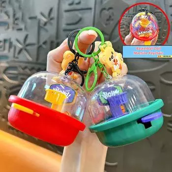 Декомпрессионная игра Баскетбол Кукла Машина Брелок Мультфильм Баскетбол Подвеска Рюкзак Подвесной зелёный