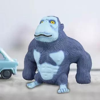 Декомпрессионная игрушка, безвредная, без запаха, многофункциональная, модная, ручная работа, фигурка орангутанга для дома жёлтый