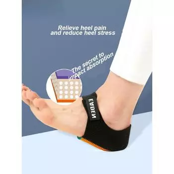 Декомпрессионная подкладка для пятки EVA, уменьшение боли в пятке, восстановление кожи, носки-подушки, носки для пятки, эластичные носки для ног, уход за кожей, защита ног S EUR 35-38