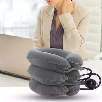 Декомпрессионное вытяжение шейного отдела позвоночника Нераздражающее Удобное Быстрое Действие Шея фиолетовый