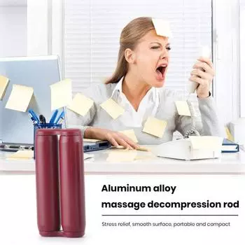 Декомпрессионный ролик без батареек, анти-тревожный, гладкая поверхность, новинка, игрушка-антистресс на кончике пальца, детский подарок красный