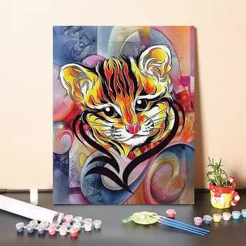Декомпрессия Домашнее украшение DIY Цифровая живопись маслом Картина по номерам Ручная роспись холст Картина 40x50cm no frame