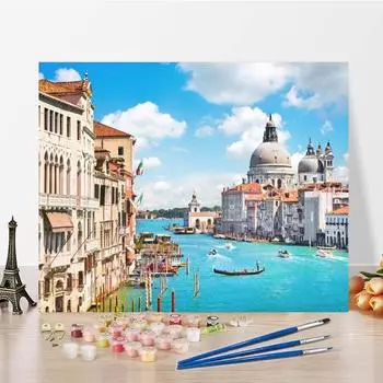 Декомпрессия Украшение дома DIY Цифровая картина маслом Ручная роспись Картина по номерам Холст Картина 40x50cm no frame