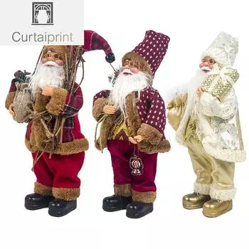 Декор Новогодние товары Санта-Клаус Рождественская кукла Украшение для дома С Рождеством Дети Подарок белый