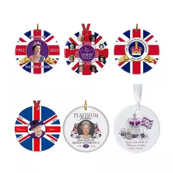 # Декор в память о королеве Елизавете II на Рождество для спален, гостиных, садов D