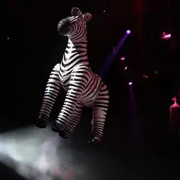 Декорации сцены Моделирование слона, тигра, жирафа, зебры, гигантские большие надувные животные, воздушные шары