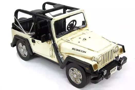 Dekoratif Metal Jeep
