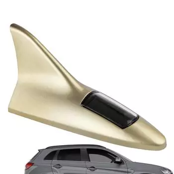 Декоративная антенна «Акулий плавник», солнечная батарея, стильная автомобильная акулья плавника, светильник на крыше, солнечная автомобильная антенна, декоративная серебряный