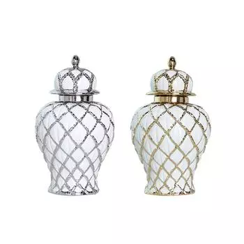 Декоративная банка для имбиря, украшение, идеальный подарок, многофункциональная элегантная фарфоровая ваза для внутреннего рабочего стола, спальни, камина, сада