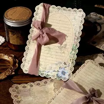 Декоративная бумага Кружево Цветы Материал Бумага Цветочное кружево Канцелярские принадлежности Материалы Скрапбукинг style 3