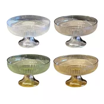 Декоративная фруктовая ваза, фруктовая корзина, сервировочная ваза, многофункциональная фруктовая ваза на пьедестале для домашнего стола, центральный элемент кухонной стойки